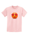 Heart Eye Emoji Childrens T-Shirt-Childrens T-Shirt-TooLoud-PalePink-X-Small-Davson Sales