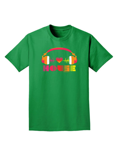 Heart House Adult Dark T-Shirt-Mens T-Shirt-TooLoud-Kelly-Green-Small-Davson Sales