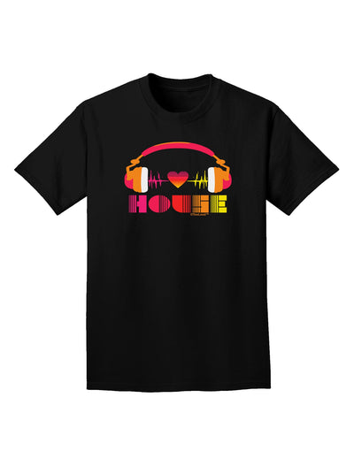 Heart House Adult Dark T-Shirt-Mens T-Shirt-TooLoud-Black-Small-Davson Sales