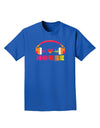 Heart House Adult Dark T-Shirt-Mens T-Shirt-TooLoud-Royal-Blue-Small-Davson Sales