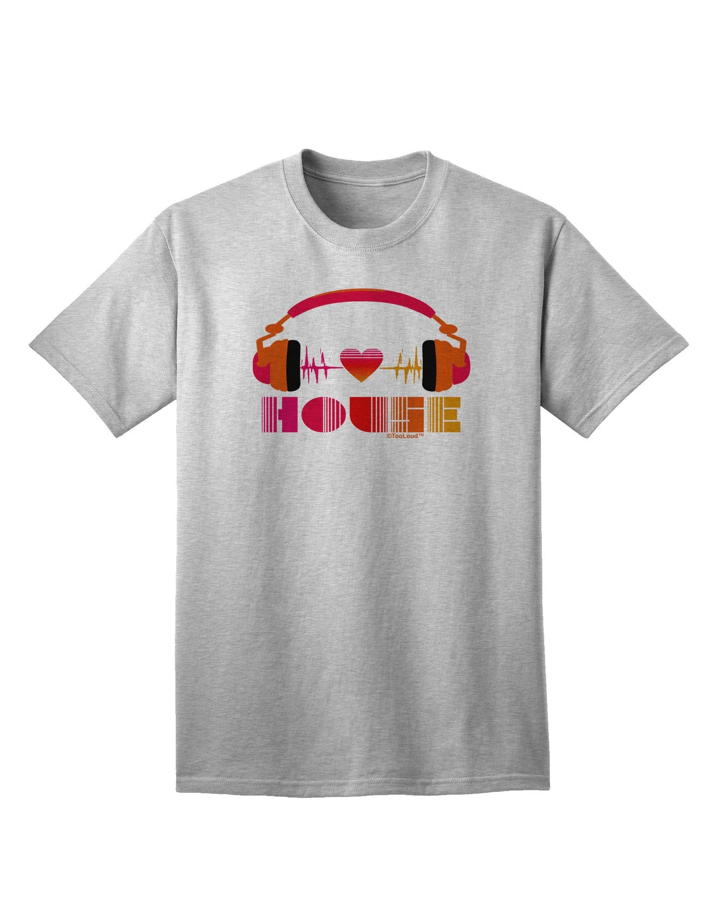 Heart House Adult T-Shirt-Mens T-Shirt-TooLoud-AshGray-Small-Davson Sales