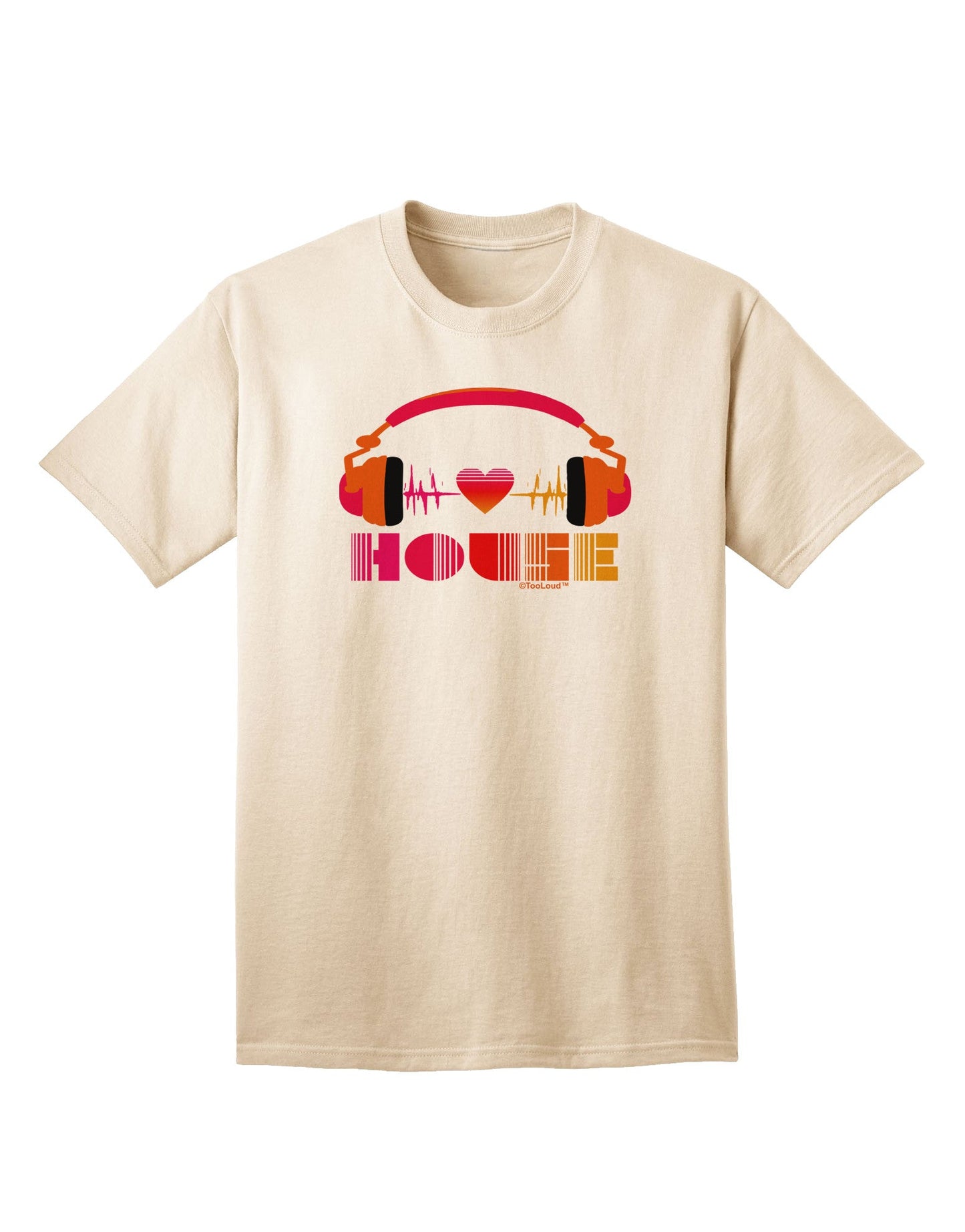 Heart House Adult T-Shirt-Mens T-Shirt-TooLoud-Natural-Small-Davson Sales