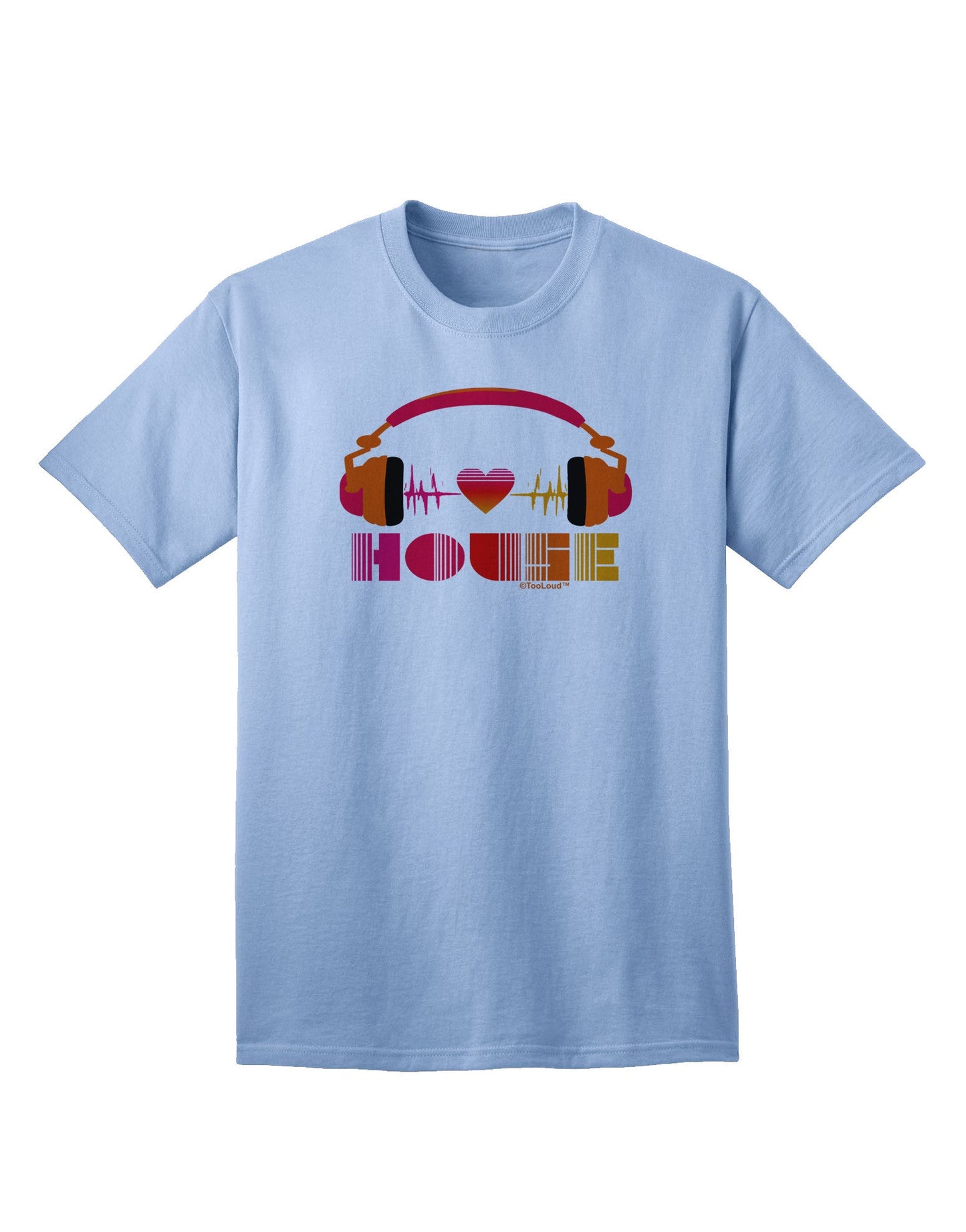 Heart House Adult T-Shirt-Mens T-Shirt-TooLoud-Light-Blue-Small-Davson Sales