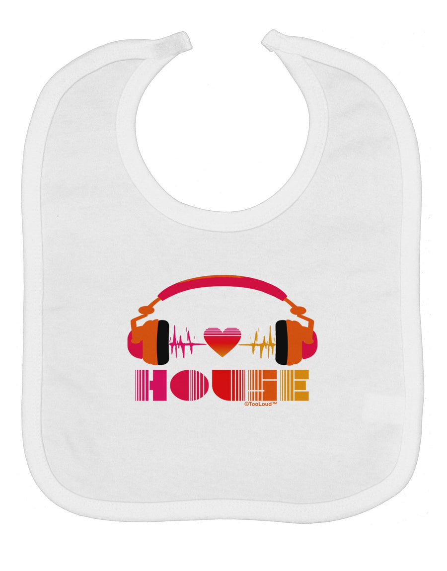 Heart House Baby Bib