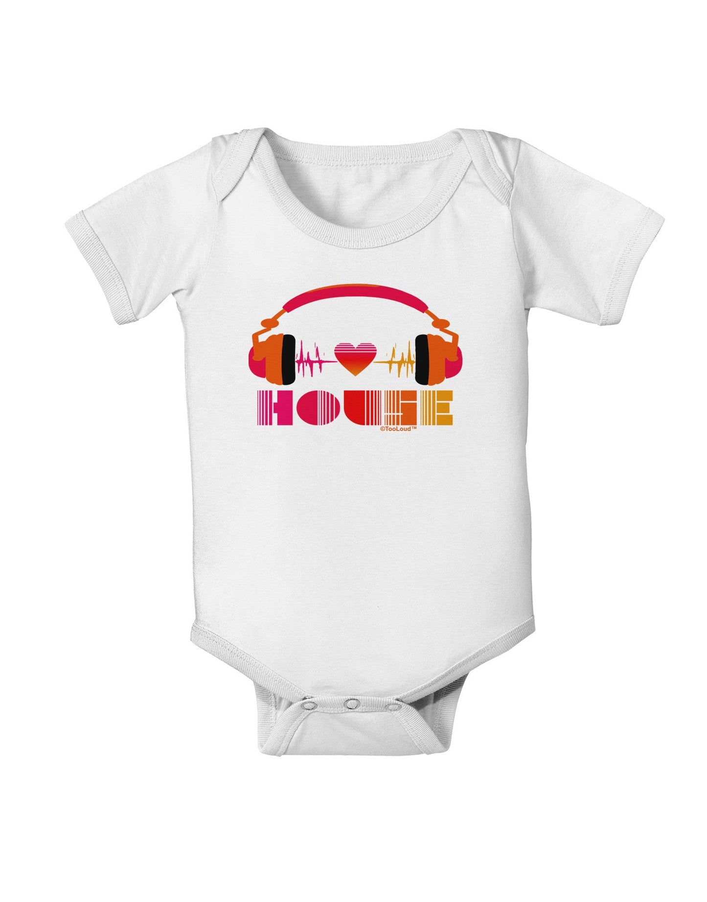 Heart House Baby Romper Bodysuit-Baby Romper-TooLoud-White-06-Months-Davson Sales