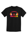 Heart House Childrens Dark T-Shirt-Childrens T-Shirt-TooLoud-Black-X-Small-Davson Sales