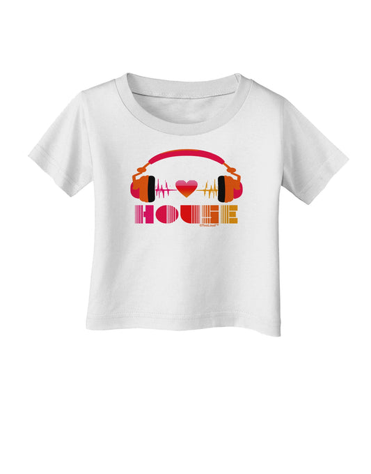 Heart House Infant T-Shirt-Infant T-Shirt-TooLoud-White-06-Months-Davson Sales