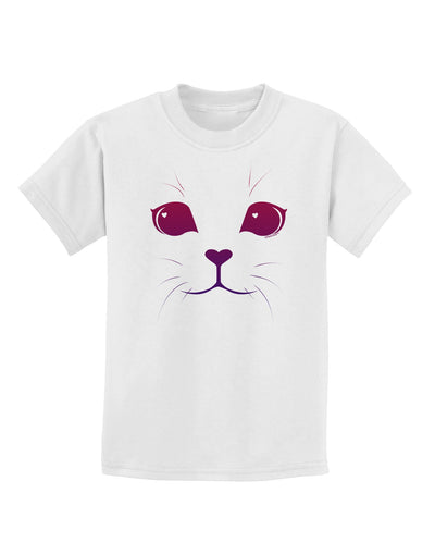 Heart Kitten Childrens T-Shirt-Childrens T-Shirt-TooLoud-White-X-Small-Davson Sales