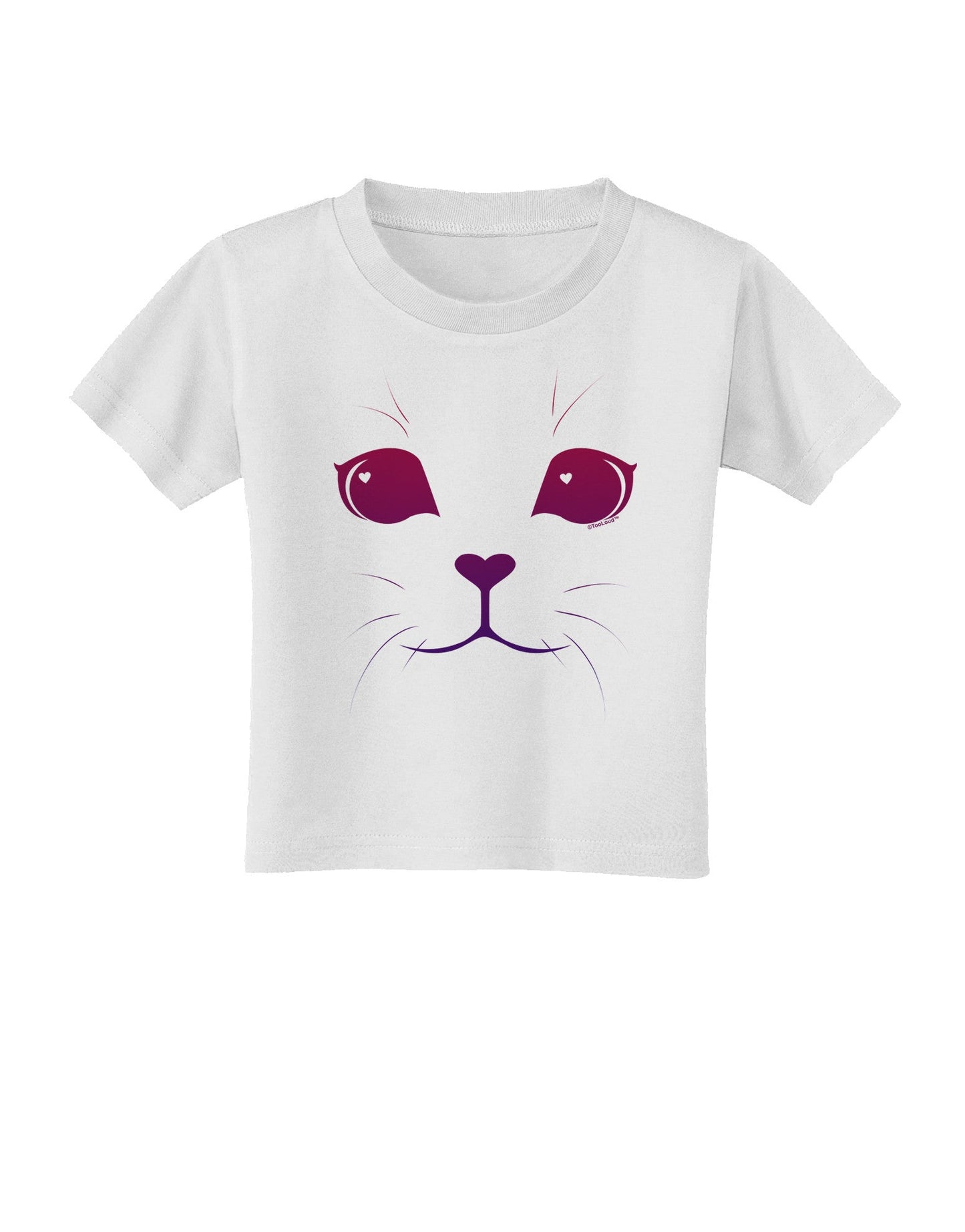 Heart Kitten Toddler T-Shirt-Toddler T-Shirt-TooLoud-White-2T-Davson Sales
