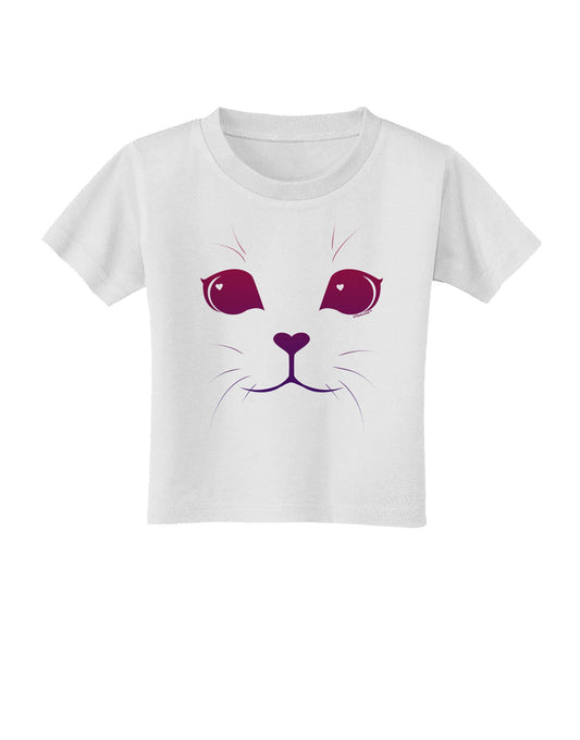 Heart Kitten Toddler T-Shirt-Toddler T-Shirt-TooLoud-White-2T-Davson Sales