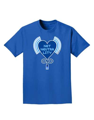 Heart Net Neutrality Adult Dark T-Shirt-Mens T-Shirt-TooLoud-Royal-Blue-Small-Davson Sales