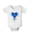 Heart Net Neutrality Baby Romper Bodysuit-Baby Romper-TooLoud-White-06-Months-Davson Sales