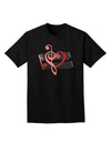 Heart Sheet Music Adult Dark T-Shirt-Mens T-Shirt-TooLoud-Black-Small-Davson Sales