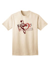 Heart Sheet Music Adult T-Shirt-Mens T-Shirt-TooLoud-Natural-Small-Davson Sales