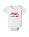 Heart Stopper Baby Romper Bodysuit-Baby Romper-TooLoud-White-06-Months-Davson Sales