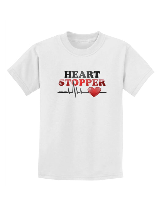 Heart Stopper Childrens T-Shirt-Childrens T-Shirt-TooLoud-White-X-Small-Davson Sales