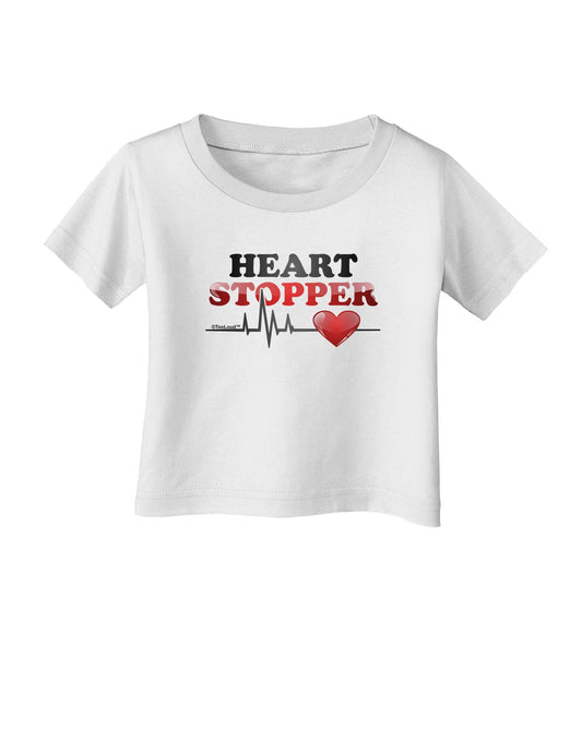 Heart Stopper Infant T-Shirt-Infant T-Shirt-TooLoud-White-06-Months-Davson Sales