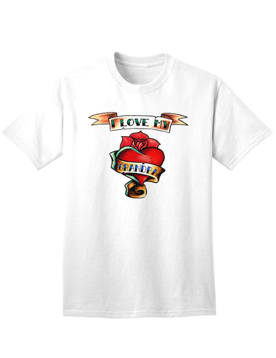 Heart Tattoo I Love My Grandpa Adult T-Shirt-Mens T-shirts-TooLoud-White-Small-Davson Sales