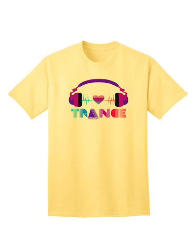 Heart Trance Adult T-Shirt-Mens T-Shirt-TooLoud-Yellow-Small-Davson Sales