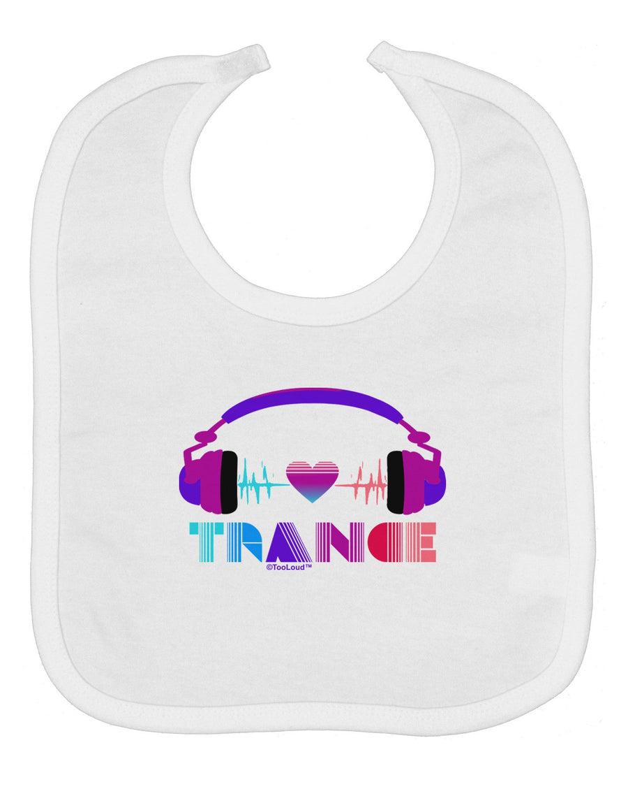 Heart Trance Baby Bib