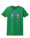 Heart Trance Womens Dark T-Shirt-TooLoud-Kelly-Green-X-Small-Davson Sales