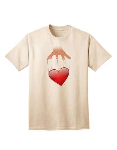 Heart on Puppet Strings Adult T-Shirt-Mens T-Shirt-TooLoud-Natural-Small-Davson Sales