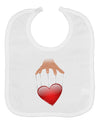 Heart on Puppet Strings Baby Bib