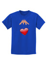 Heart on Puppet Strings Childrens Dark T-Shirt-Childrens T-Shirt-TooLoud-Royal-Blue-X-Small-Davson Sales