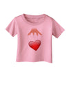 Heart on Puppet Strings Infant T-Shirt-Infant T-Shirt-TooLoud-Candy-Pink-06-Months-Davson Sales