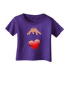 Heart on Puppet Strings Infant T-Shirt Dark-Infant T-Shirt-TooLoud-Purple-06-Months-Davson Sales