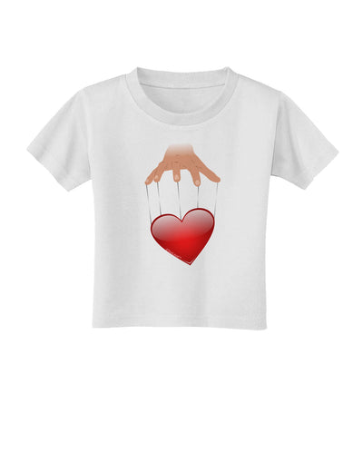 Heart on Puppet Strings Toddler T-Shirt-Toddler T-Shirt-TooLoud-White-2T-Davson Sales