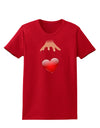 Heart on Puppet Strings Womens Dark T-Shirt-TooLoud-Red-X-Small-Davson Sales