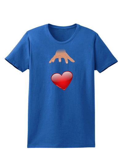 Heart on Puppet Strings Womens Dark T-Shirt-TooLoud-Royal-Blue-X-Small-Davson Sales