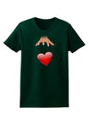 Heart on Puppet Strings Womens Dark T-Shirt-TooLoud-Forest-Green-Small-Davson Sales