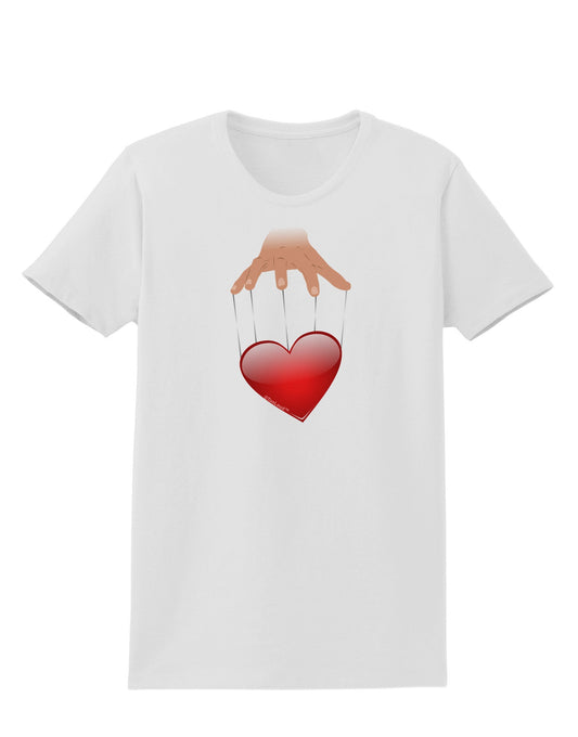 Heart on Puppet Strings Womens T-Shirt-Womens T-Shirt-TooLoud-White-X-Small-Davson Sales