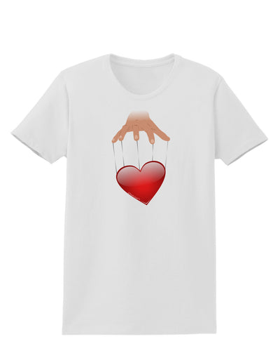 Heart on Puppet Strings Womens T-Shirt-Womens T-Shirt-TooLoud-White-X-Small-Davson Sales