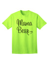Heartwarming Mama Bear Design - Stylish Adult T-Shirt for Moms-Mens T-shirts-TooLoud-Neon-Green-Small-Davson Sales