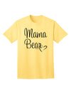 Heartwarming Mama Bear Design - Stylish Adult T-Shirt for Moms-Mens T-shirts-TooLoud-Yellow-Small-Davson Sales