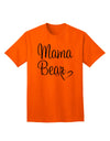 Heartwarming Mama Bear Design - Stylish Adult T-Shirt for Moms-Mens T-shirts-TooLoud-Orange-Small-Davson Sales