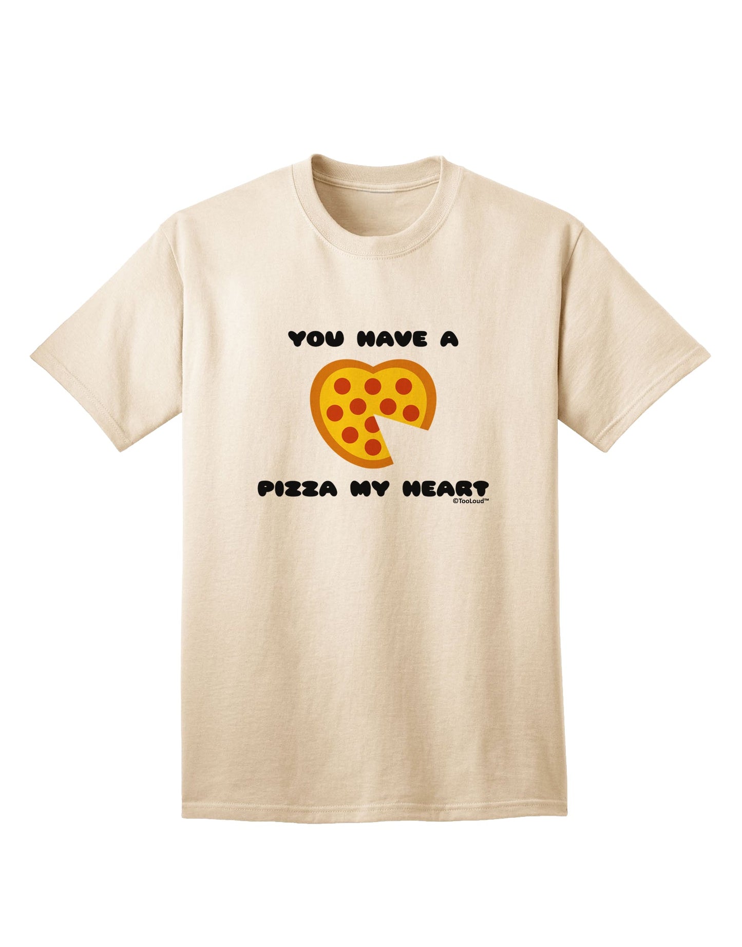 Heartwarming Pizza Adult T-Shirt by TooLoud-Mens T-shirts-TooLoud-Natural-Small-Davson Sales