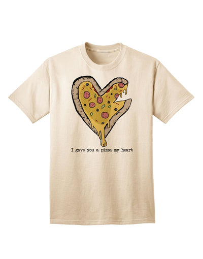Heartwarming Pizza-themed Adult T-Shirt by TooLoud-Mens T-shirts-TooLoud-Natural-Small-Davson Sales