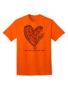 Heartwarming Pizza-themed Adult T-Shirt by TooLoud-Mens T-shirts-TooLoud-Orange-Small-Davson Sales