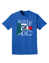 Hecho en Mexico Design - Mexican Flag Adult Dark T-Shirt by TooLoud-Mens T-Shirt-TooLoud-Royal-Blue-Small-Davson Sales