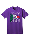 Hecho en Mexico Design - Mexican Flag Adult Dark T-Shirt by TooLoud-Mens T-Shirt-TooLoud-Purple-Small-Davson Sales