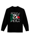 Hecho en Mexico Design - Mexican Flag Adult Long Sleeve Dark T-Shirt by TooLoud-TooLoud-Black-Small-Davson Sales