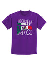 Hecho en Mexico Design - Mexican Flag Childrens Dark T-Shirt by TooLoud-Childrens T-Shirt-TooLoud-Purple-X-Small-Davson Sales