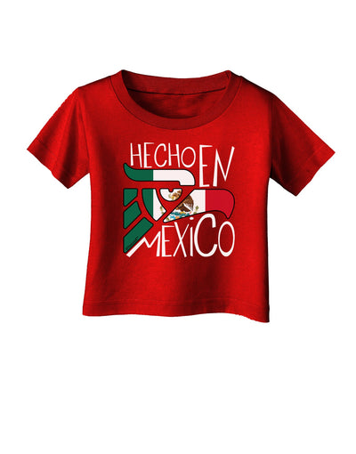Hecho en Mexico Design - Mexican Flag Infant T-Shirt Dark by TooLoud-Infant T-Shirt-TooLoud-Red-06-Months-Davson Sales