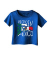 Hecho en Mexico Design - Mexican Flag Infant T-Shirt Dark by TooLoud-Infant T-Shirt-TooLoud-Royal-Blue-06-Months-Davson Sales