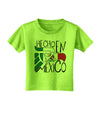 Hecho en Mexico Design - Mexican Flag Toddler T-Shirt by TooLoud-Toddler T-Shirt-TooLoud-Lime-Green-2T-Davson Sales
