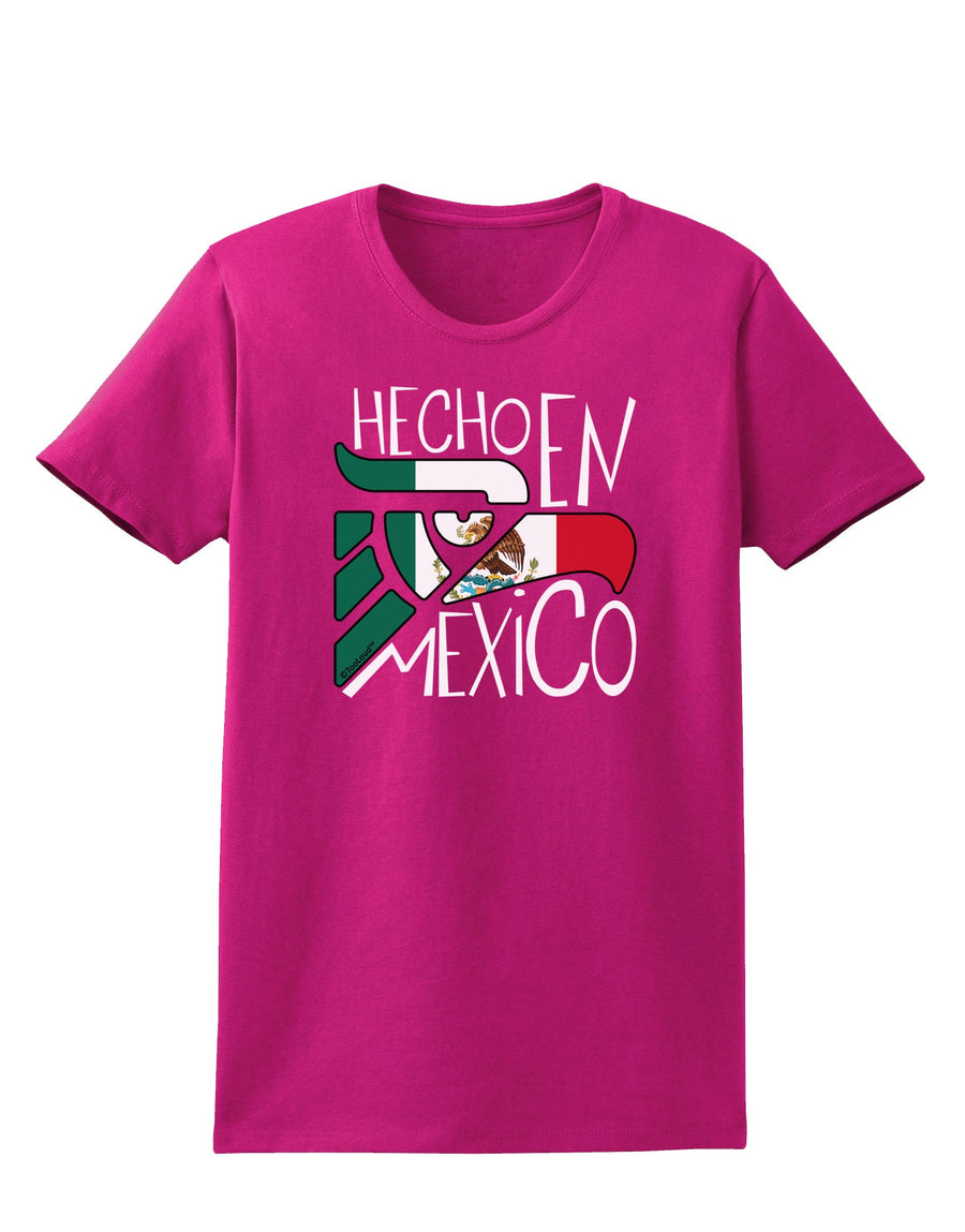 Hecho en Mexico Design - Mexican Flag Womens Dark T-Shirt by TooLoud-Womens T-Shirt-TooLoud-Black-X-Small-Davson Sales